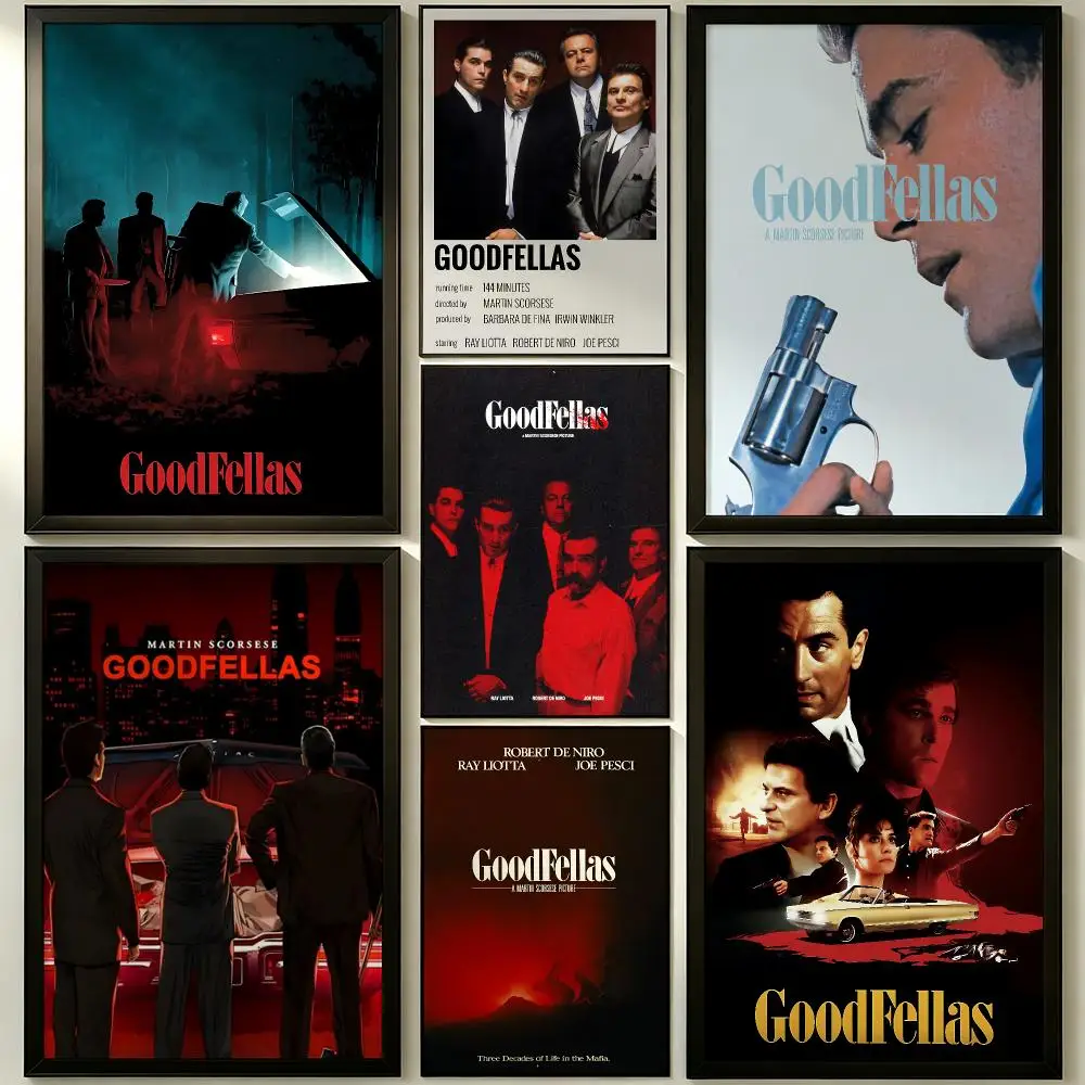 movie Goodfellas Poster HD Poster Sophisticated Modern Aesthetic Wall Art For Living Room Bedroom Office Cafe Decor