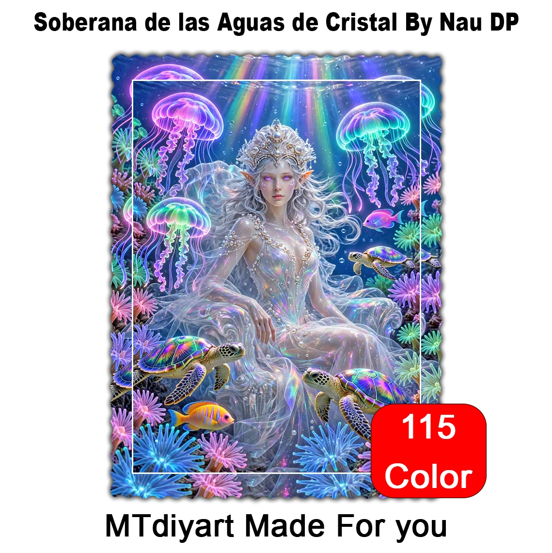 Soberana de las Aguas de Cristal By Nau DP 115 Colors 50x70 70x100 Diamond Painting - AliExpress 15