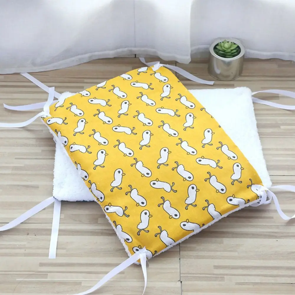 مزدوجة الوجهين القط قفص منصة حصيرة مريحة قماش/PP القطن أرجوحة للحيوانات الأليفة بطانية الشتاء القط السرير حصيرة الدافئة القط أرجوحة حصيرة #3