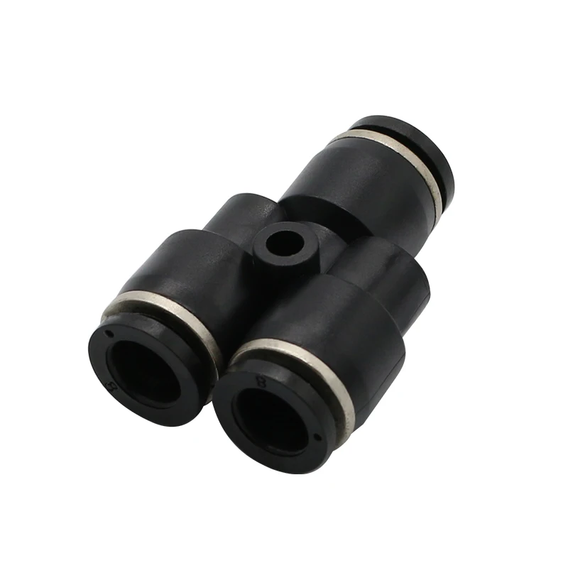 CHYF 3 Way Gas Pneumatic Fitting Plastic Connector PY/PYW4-6-8-10-12-14-16