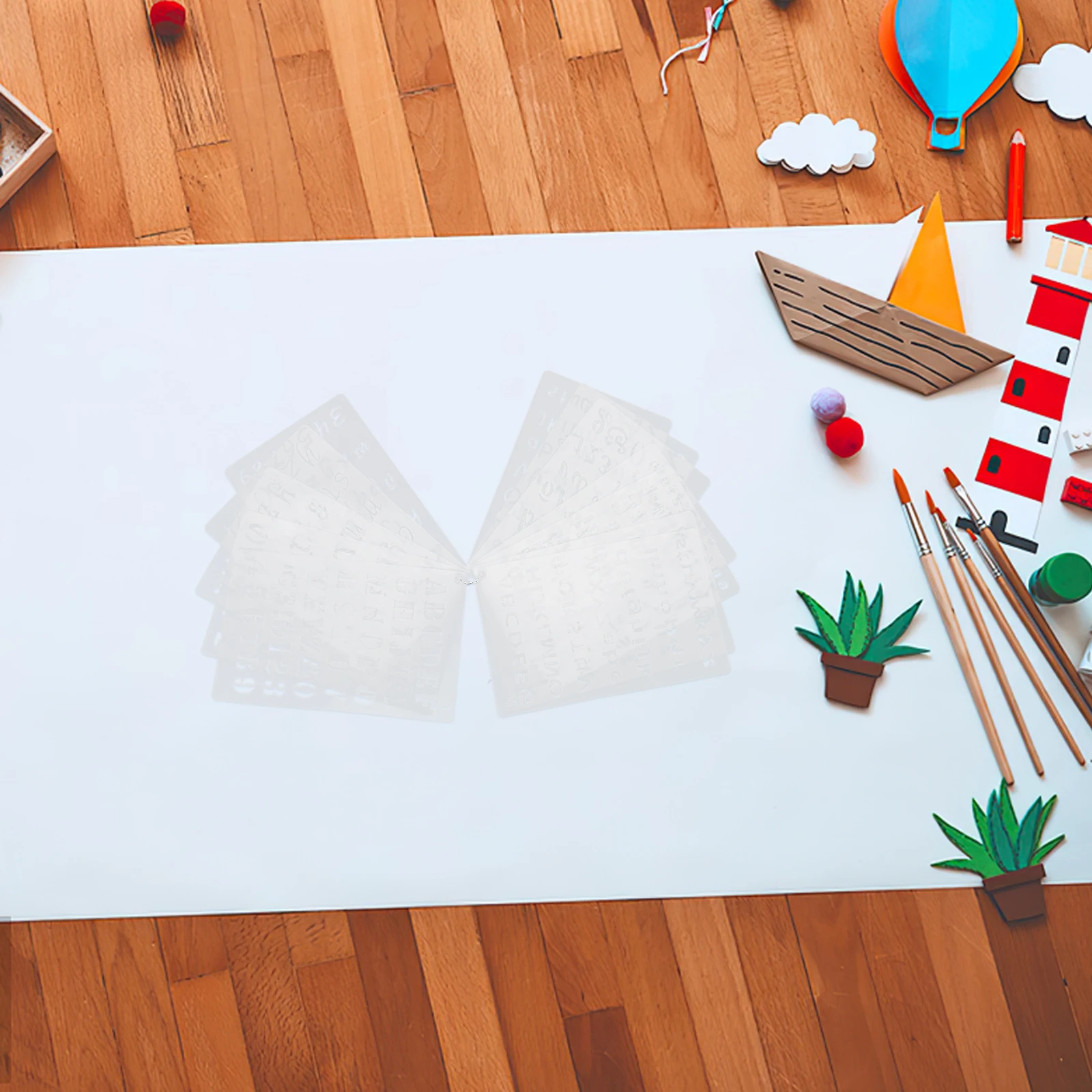 12 قطعة استنسل رقم الحروف قابل لإعادة الاستخدام تصميم مجوف للحيوانات الأليفة لعلامات الباب طلاء جدران ديكور المنزل حفل زفاف لتقوم بها بنفسك مكتب الفن