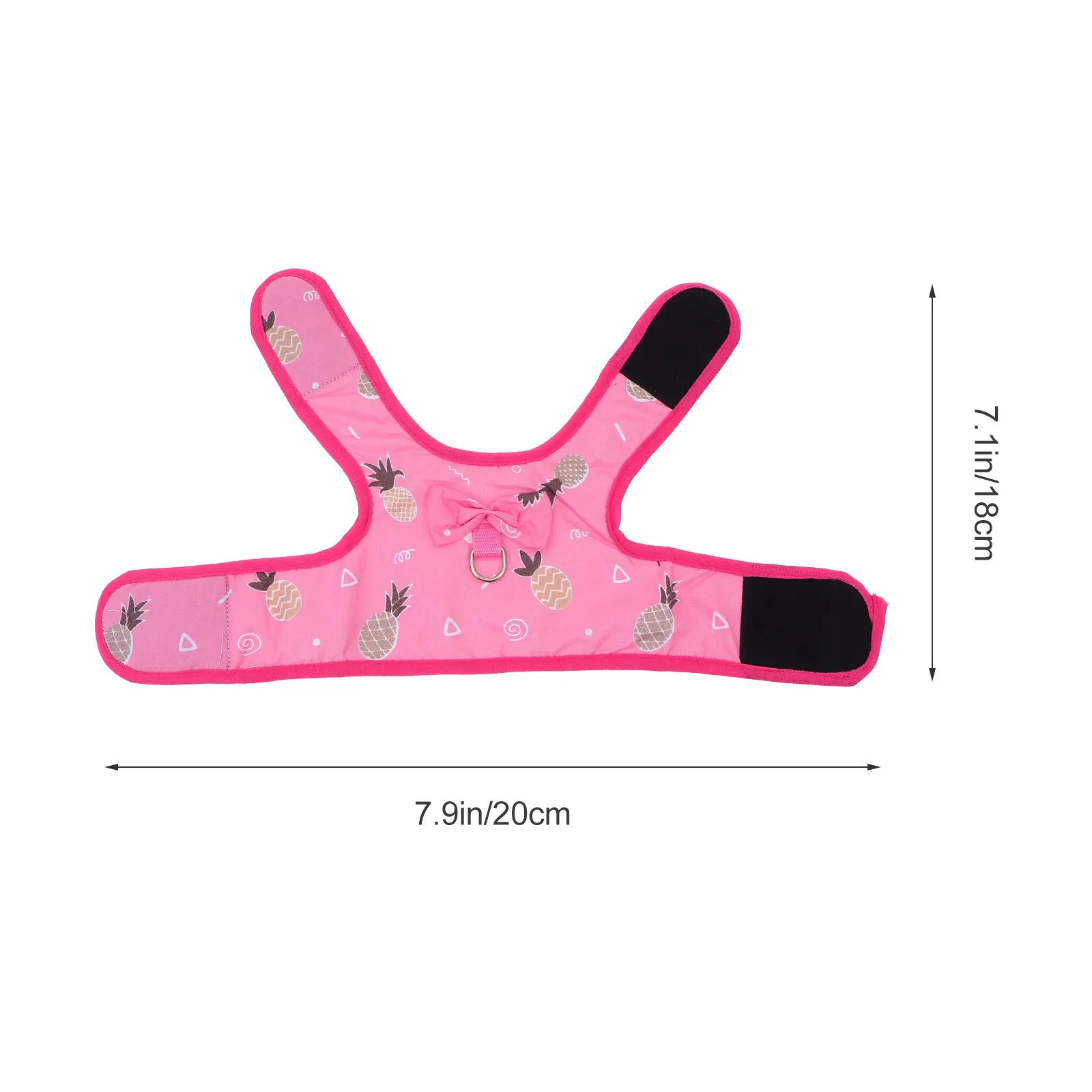 Lovely Rabbit Bunny Bow Vest Harness with Leash for Small Pets Hamster Walking Outdoor Photo Taking Pet Supplies
