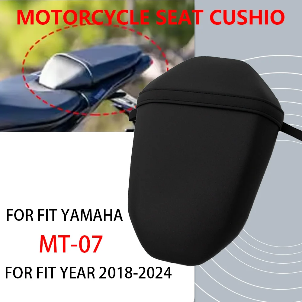 

Motorcycle Black Seat Rear Pillion Passenger Rear Seat Assy For Yamaha MT-07 MT07 2018 2019 2020 2021 2022 2023 2024