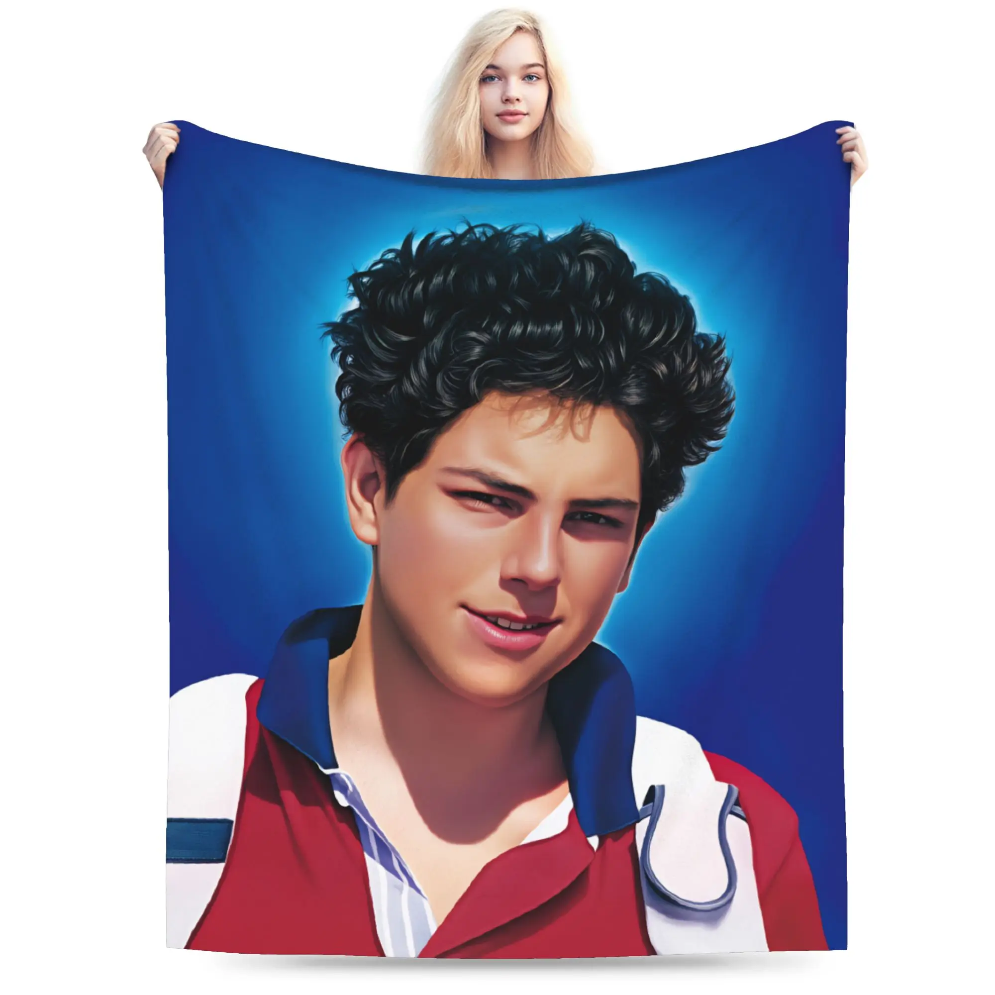 Saint Carlo Acutis Plush Blanket Kids Adult  Flannel Throw Blanket For Couch Chair Super Warm Custom Quality Bedspread