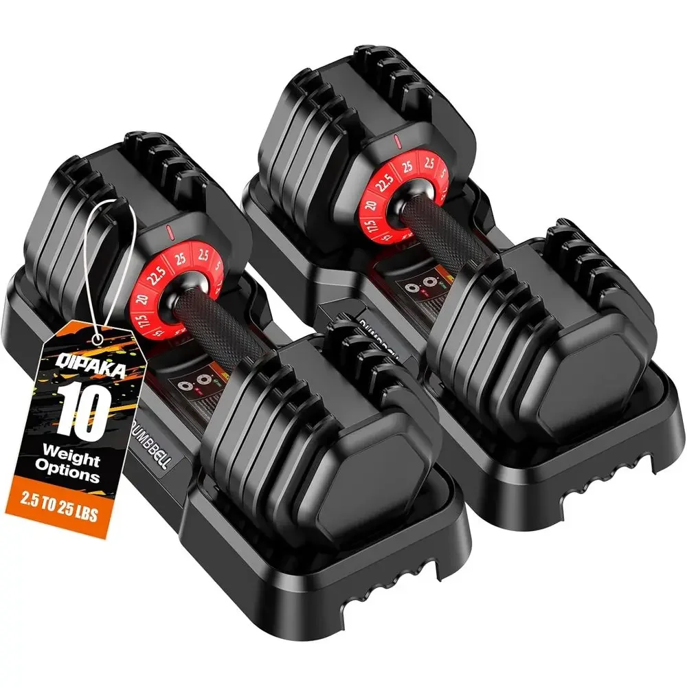 10-85lbs 10-85lbs Adjustable Dumbbells Set - 5 Weights in 1 with Anti-Slip Grip for Home Gym Strength Training - Aliexpress Deal