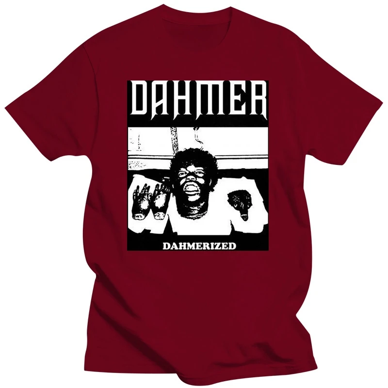 Dahmer V2 Dahmerized Tops Tee T Shirt Black Metal Grindcore All Sizes S-5XL Casual Plus Size T-Shirt