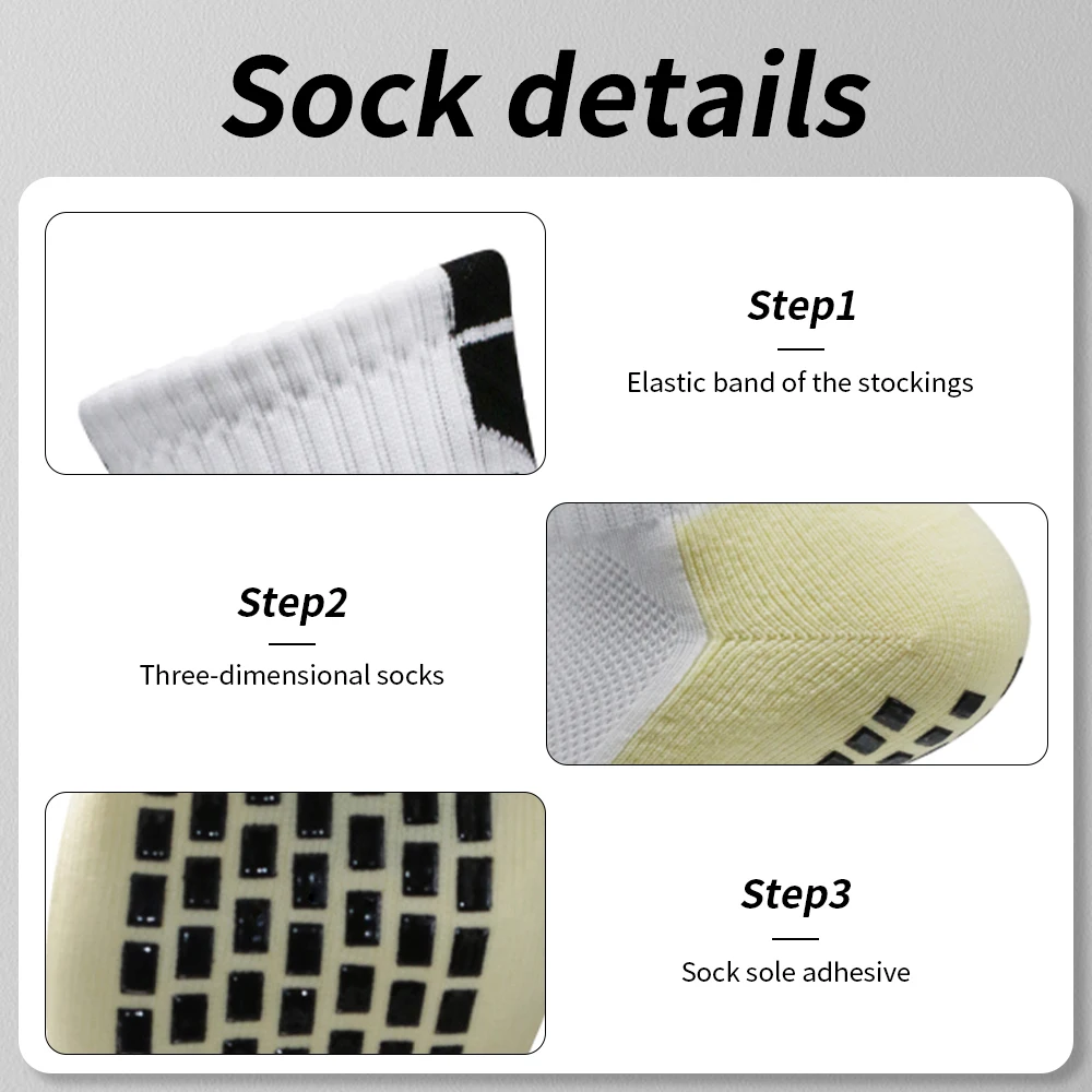 5PCS Set Drawstring Ball Bag Football Sock Men Women Leg Guards Shin Pad for Sports Training Leg Cover Grip Soccer Socks Bandage view 4