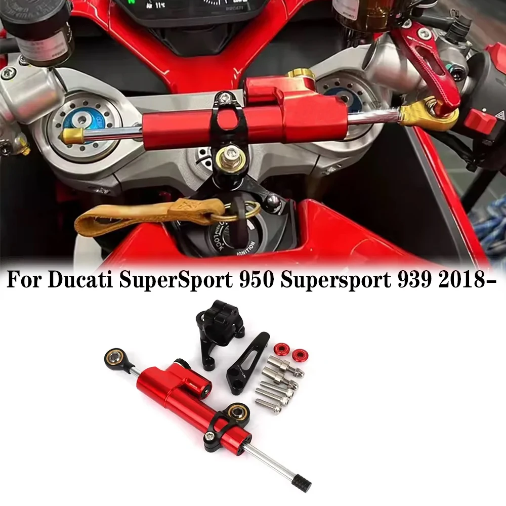 

For Ducati SuperSport 950 Supersport 939 2018- Motorcycle Accessories Steering Stabilizer Damper Mounting Bracket Kit