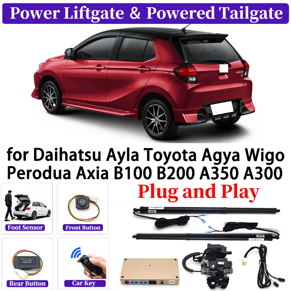 

for Daihatsu Ayla Toyota Agya Wigo Perodua Axia B100 B200 A350 A300 Car Automatic Power Liftgate Kit Electric Tailgate System