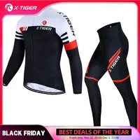 X-Tiger Long Sleeve Cycling Jersey Set Summer MTB Bike Wear Cycling Clothes Bicycle Clothing Ropa Maillot Ciclismo Cycling Set