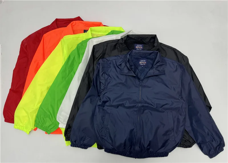 

Men's Outdoor Qui Dry Spring Summer Jaet Retro Loose Double Layer ort Sle Lightweight Simple Outerwear