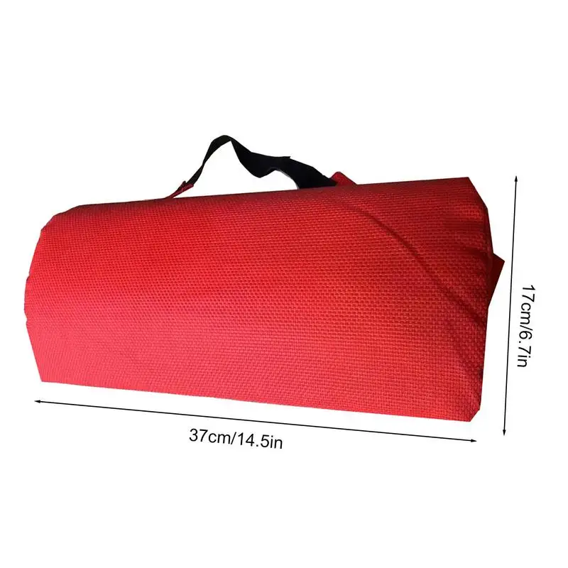 Coussin de tête inclinable durable pour chaises pliantes, oreiller cervical inclinable, design ergonomique, coussin de soutien de repos pour sauna, 14.6x6.7"