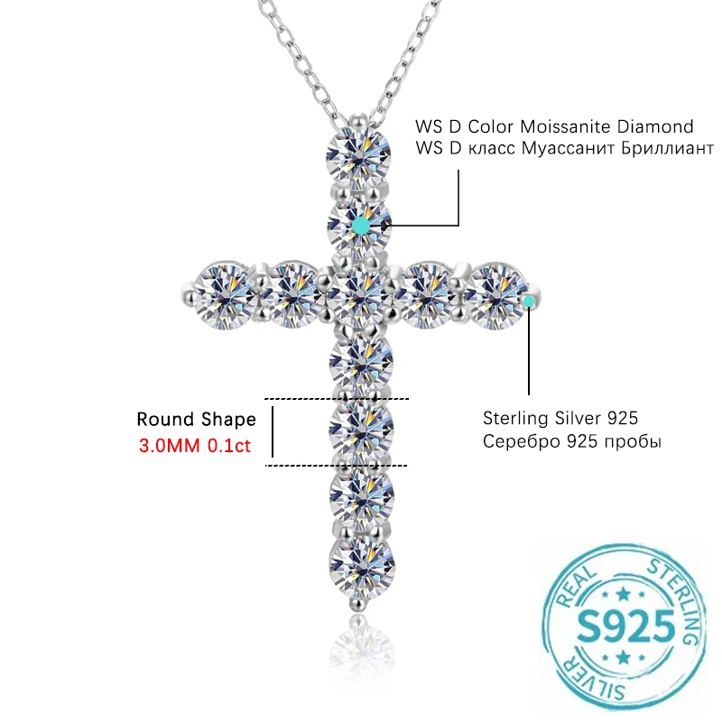 Thumbnail 3 - #14 Cheapest Moissanite Pendant Necklaces Deals You Can Get