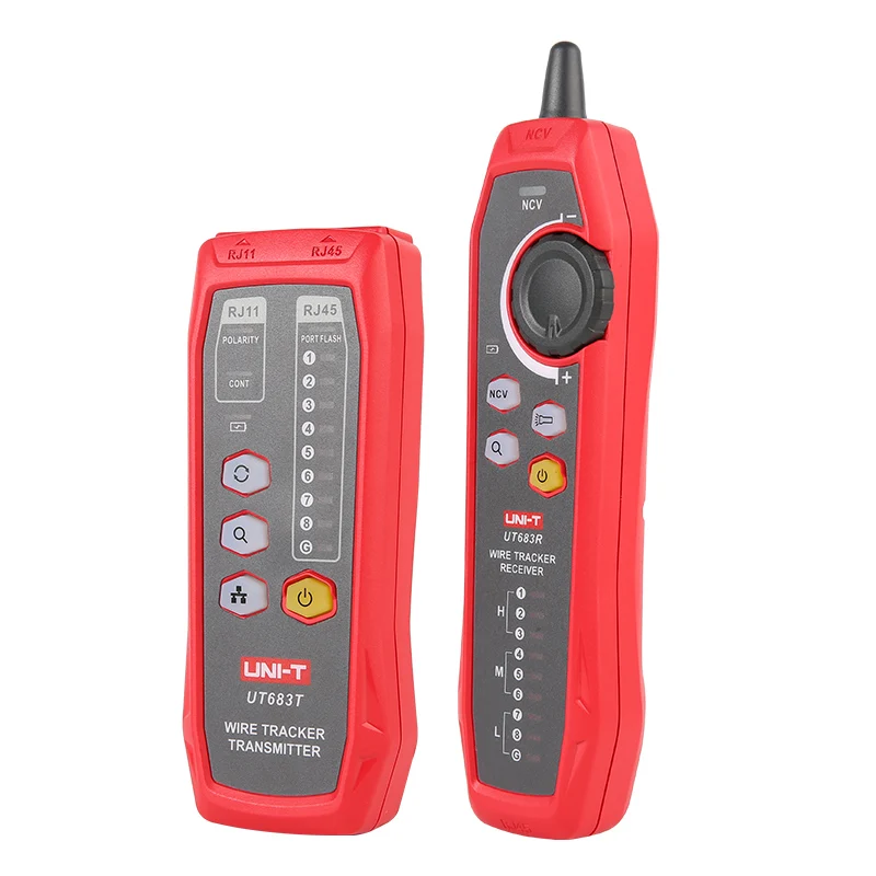 UNI-T UT683KIT Lan Tester Network Wire Tracer Cable Tracker RJ45 RJ11 Telephone Line Finder Repairing Networking Tool