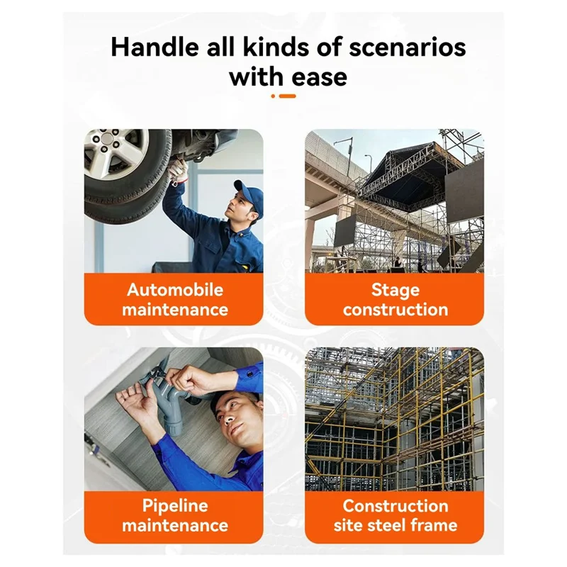 -A90P 200Nm Alto Torque 90 °   Conjunto de chave de catraca sem fio chave angular de 3/8 '' com baterias de 12V plugue UE