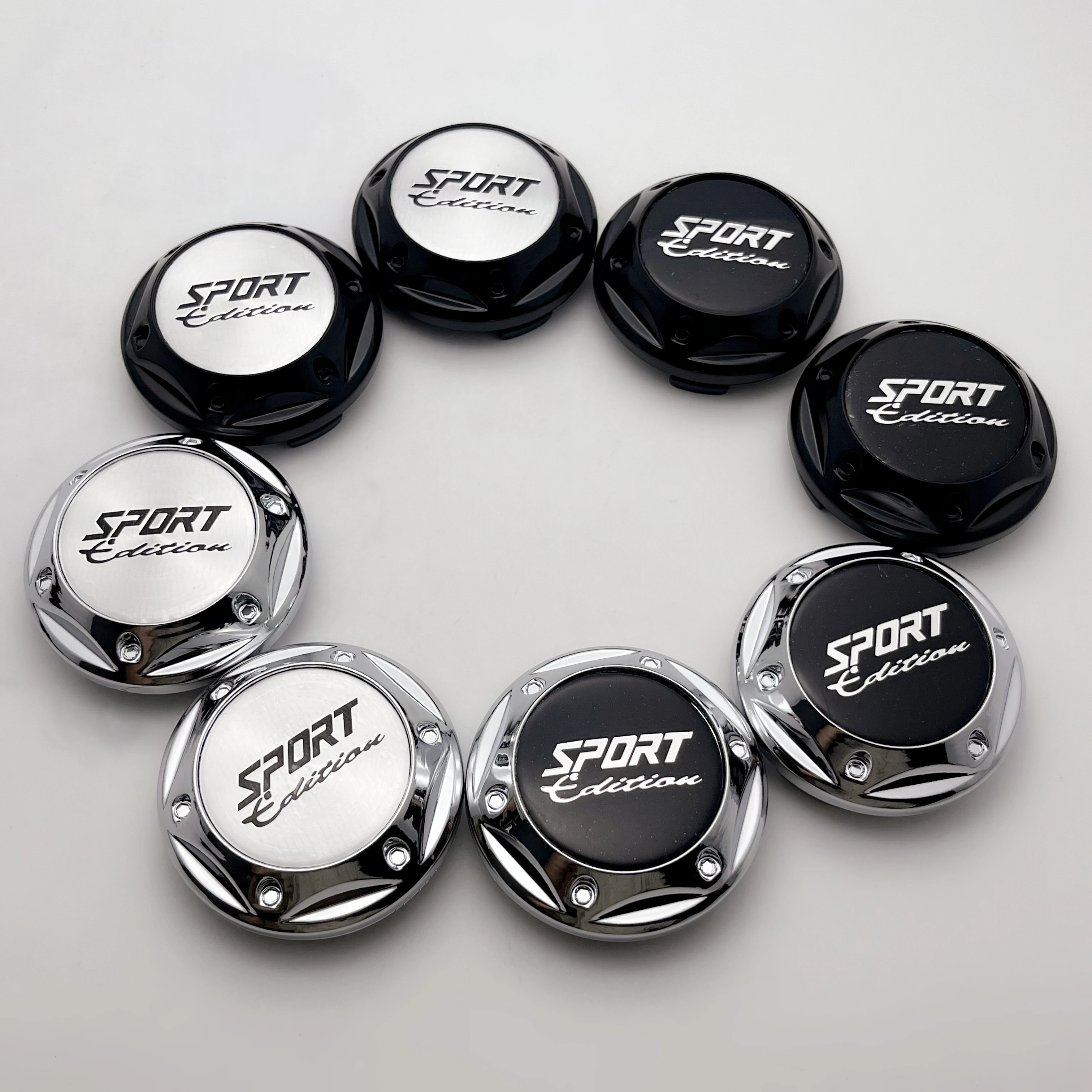 

4pcs 68mm (45mm Sticker)For Sport Edition Car Wheel Center Caps Car Styling Accessories Rim Centre Hub Cover Modification Emblem