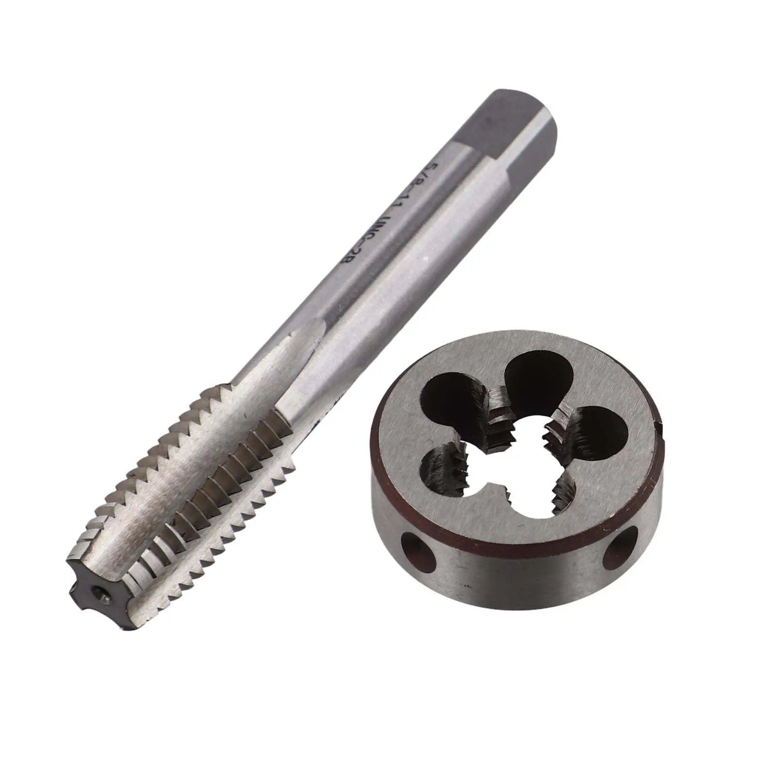 Metalworking UNC Tap UNC Die 11 UNC Tap Die Thread Tap High Speed Steel Right Hand Round Thread Die SetMachine