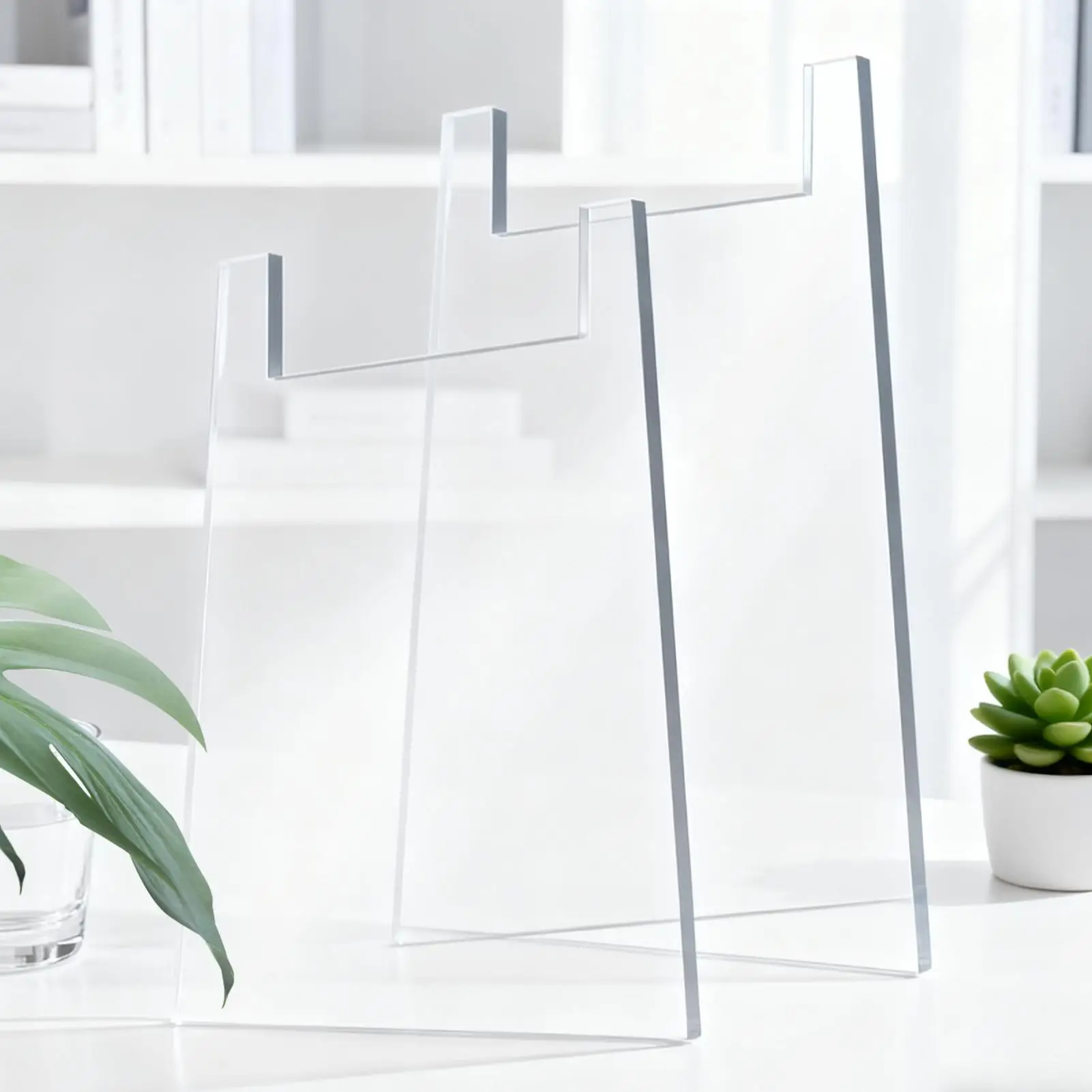Couch Wall Spacer 2 Pieces Clear Acrylic Stabilizer Bed Wall Bumper For Socket Sofa Bed Cabinet Apartment Home Hotel Floor