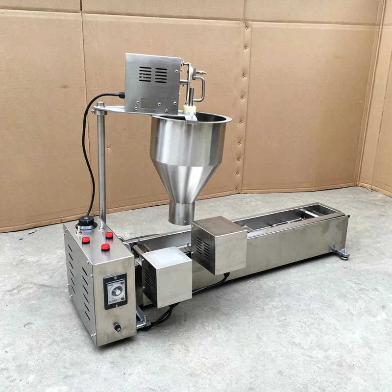 High Capacity Desktop Mini Donut Machine Automatic Frying & Flipping Professional Mini Doughnut Maker Kiosk Ready For Food Truck