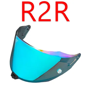 Szyba przednia kasku R2R dla KYT R2R o wysokiej wytrzymałości i wysokiej wytrzymałości osłona przeciwsłoneczna visera para casco akcesoria do kasku motocyklowego