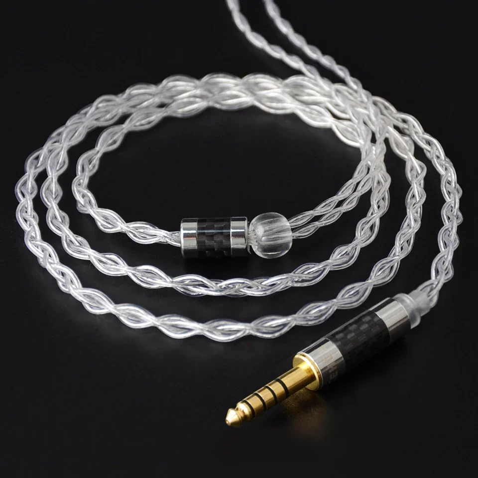 NICEHCK LitzPS HiFi IEM Replace Wire 4N Litz Pure Silver Earphone