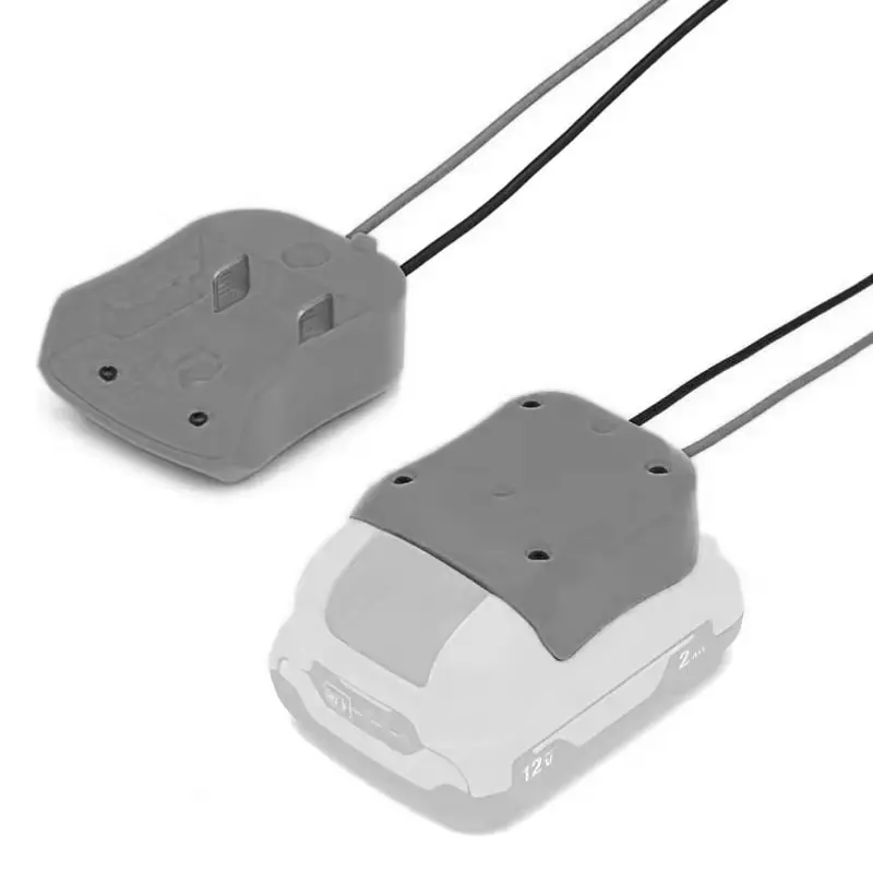 DIY Battery Adapter For Dewalt 10.8V 12V Li-ion Battery Power Wheel Adaptor Dock Holder With 14 Awg Wires for Rc Car Robotics