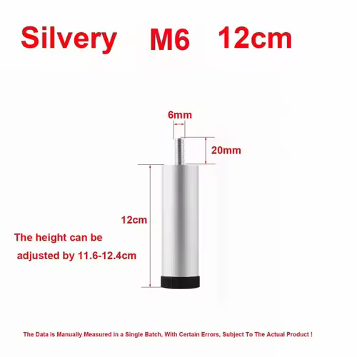 M6 Furniture Height Increasing Foot Pads Washing Machines Refrigerators Shock-Absorbing Adjustable Support Legs - Image 24