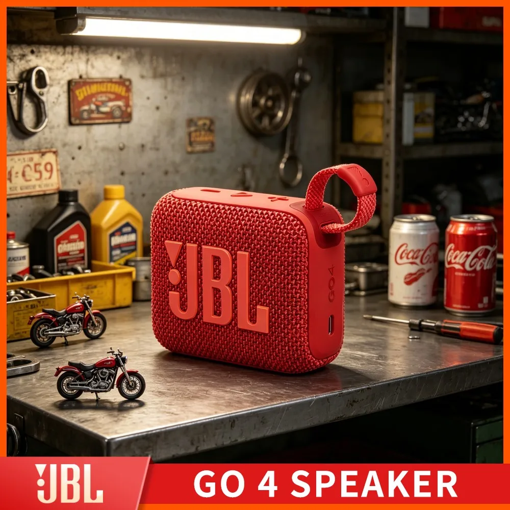 Villa Deck Smooth Tone JBL GO4 Wireless Speaker RGB Handsfree IP67 Waterproof Courtyard Vineyard Bass For Phone Desktop PC