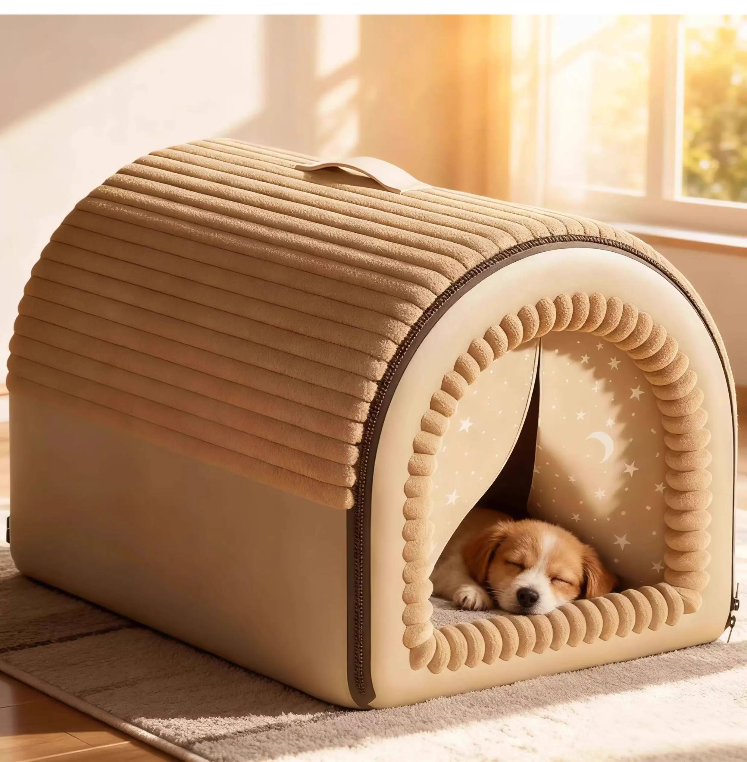 Kennel winter warm thickened closed tent pet dog house security four seasons can be dismantled and washed dog house