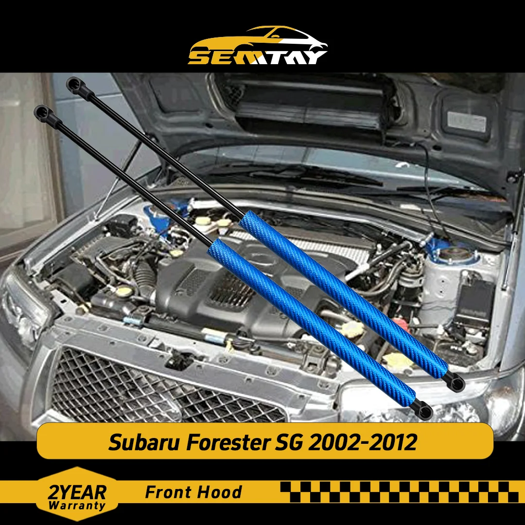 

Стойки капота SEMTAY, совместимые с Forester SG 2002-2012, для моделей Subaru Forester, настоящие модели подъема капота, амортизаторы, демпфер