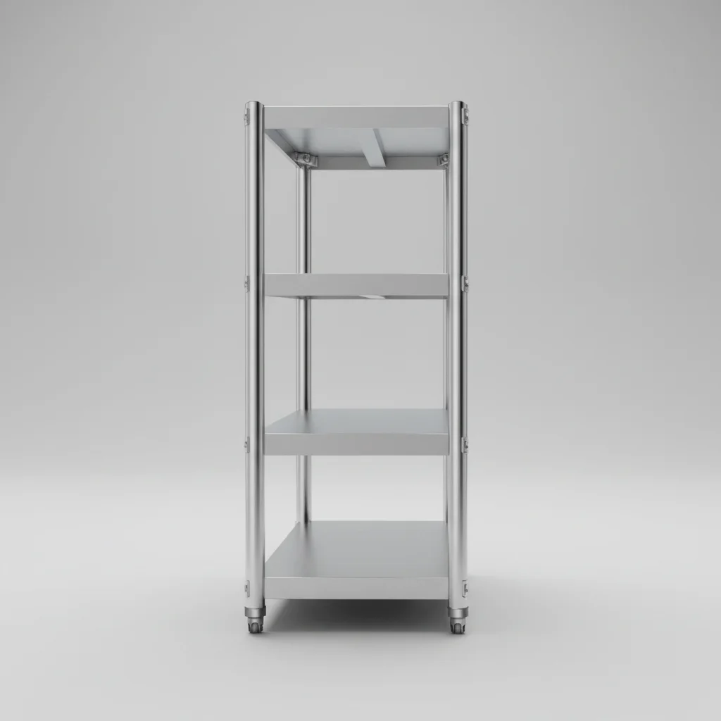 Heavy DutyStainless Steel Shelving Unit Multi Tier Adjustable Storage Rack For Commercial Kitchen Restaurant 201