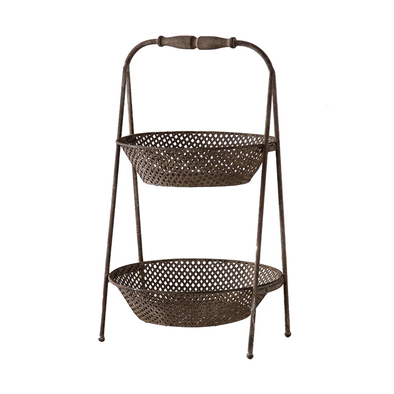

French retro style wrought iron old creative flower pot, outdoor courtyard coffee shop flower shop ornament balcony flower