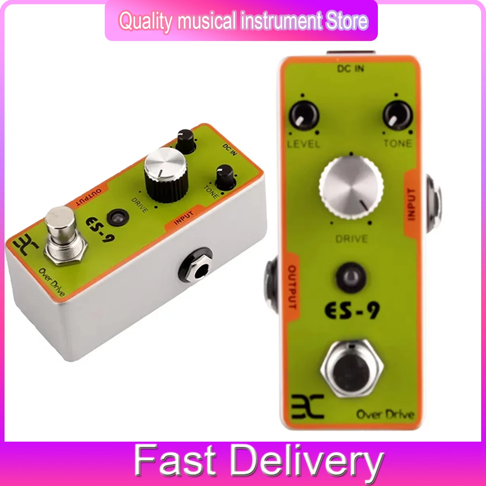 

ENO TC17 Electric Guitar Effect Pedal 80's Classic Overdrive Pedal For Country Perform Blues Styles Guitar Effects Pedal