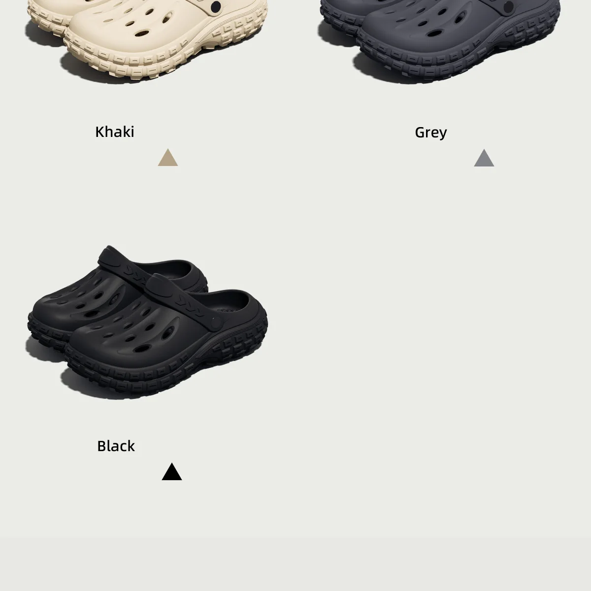 EVA Unisex Loch Schuhe Erhöhte Dicke Unterseite Outdoor Hausschuhe Rutschfeste Atmungsaktive Sport Hausschuhe – Detail 5