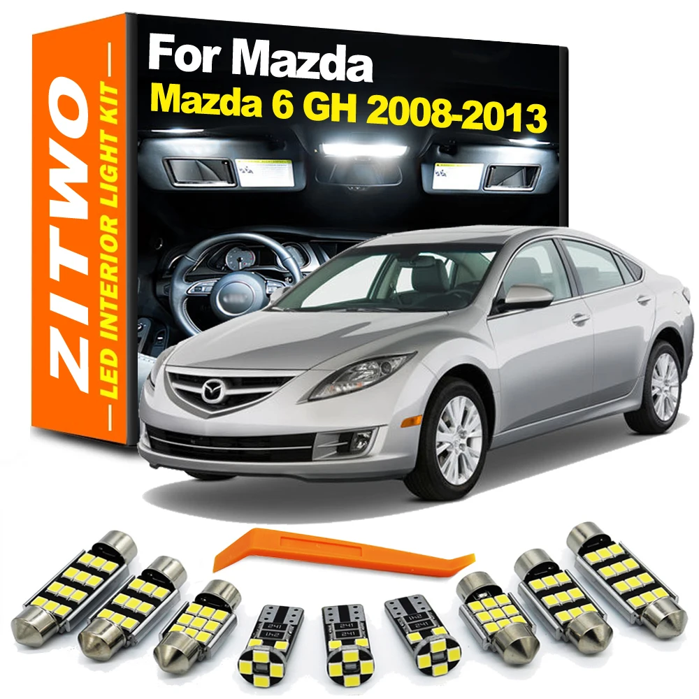 

Разноцветные лампы для салона автомобиля Mazda 6 Mazda6 MK2 GH 2008 2009 2010 2011 2012 2013