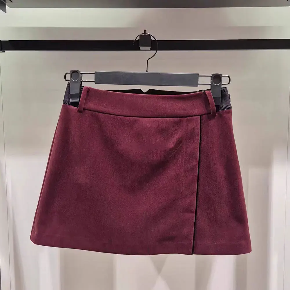 

Новая женская короткая юбка для гольфа, осенняя спортивная юбка для активного отдыха, из вельветовой ткани, мягкая, удобная.