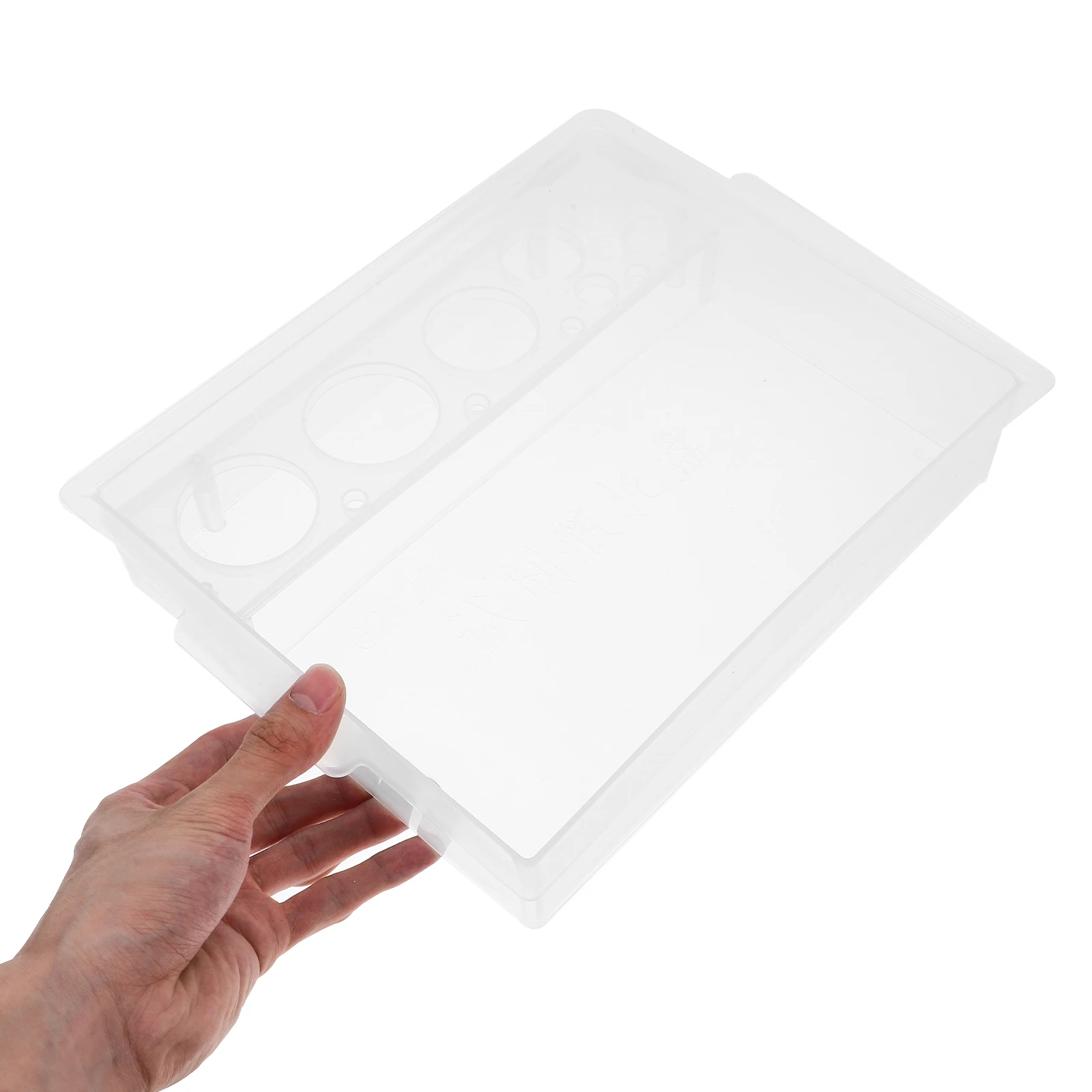 Transparent Square Laboratory Tube Rack 48 Holes Plastic Test Tube Holder Multifunctional Storage Rack For Experiment Reagent