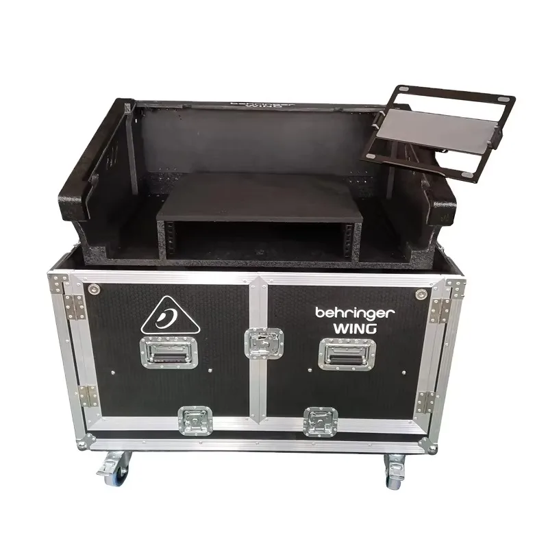 Goodwill ize Wing Mixer Console with Computer Rack and 2U Space Flight Flip Case