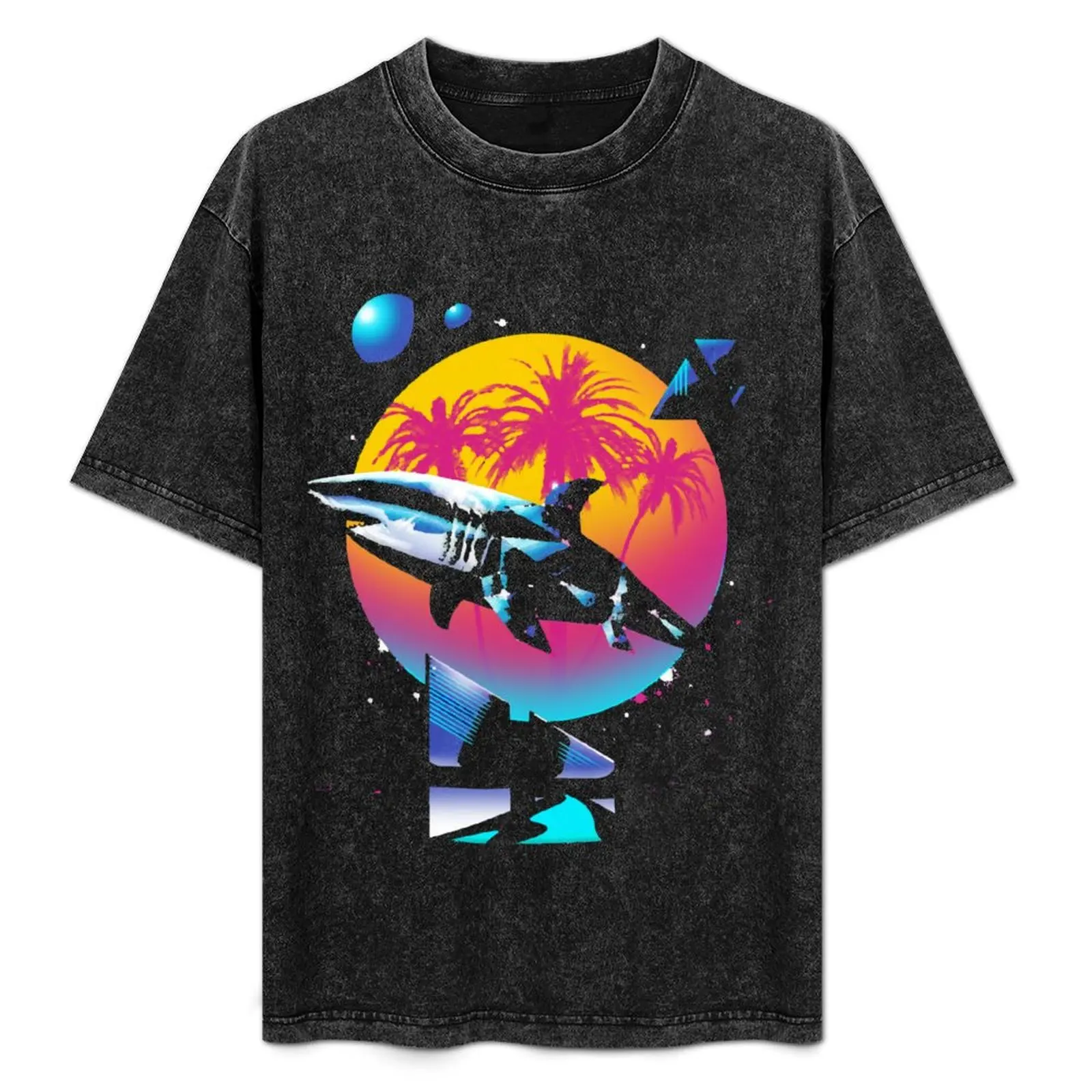 

Rad Shark T-Shirt T-Shirt for a boy sublime street wear blue lock fruit of the loom mens t shirts