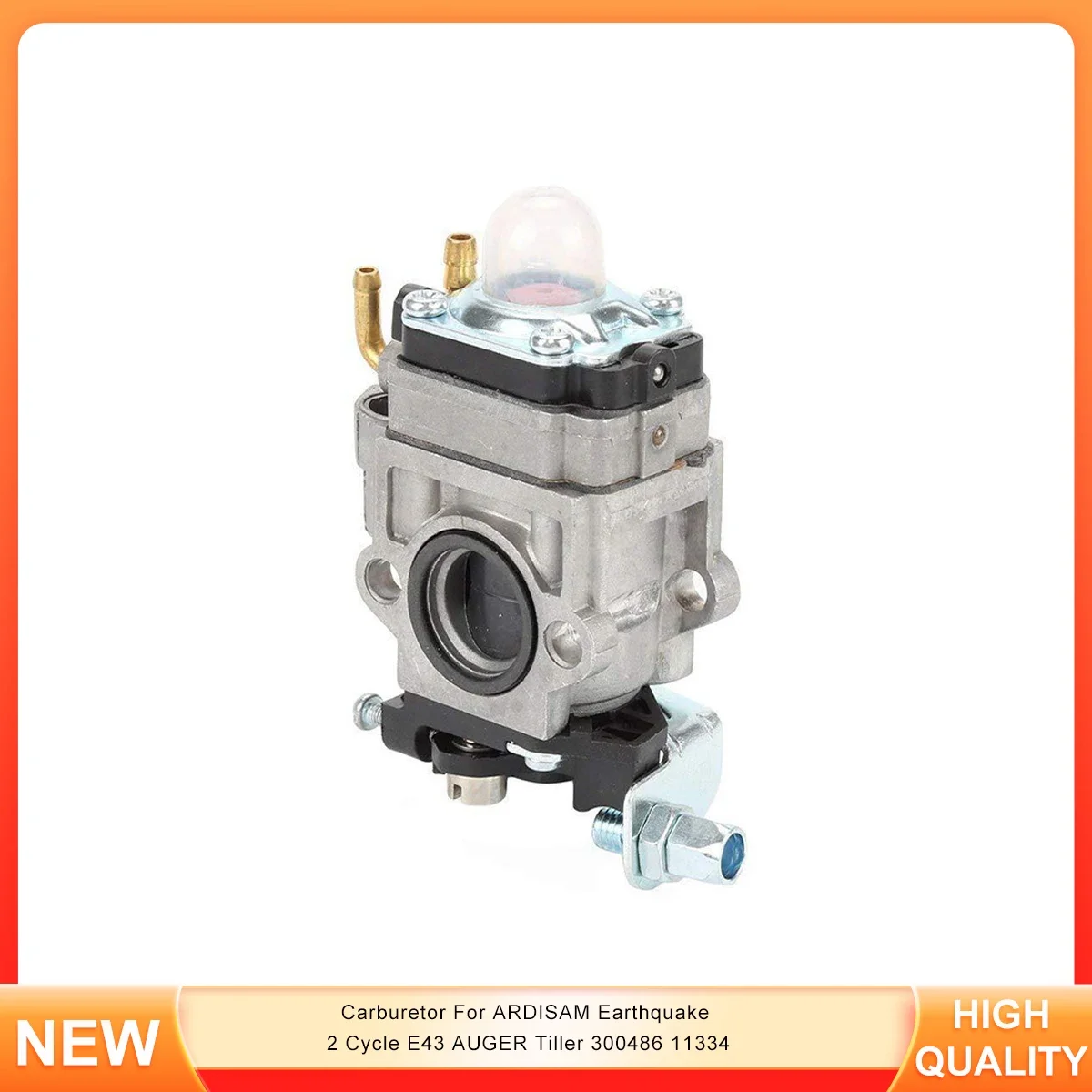 

Carburetor For ARDISAM Earthquake 2 Cycle E43 AUGER Tiller 300486 11334