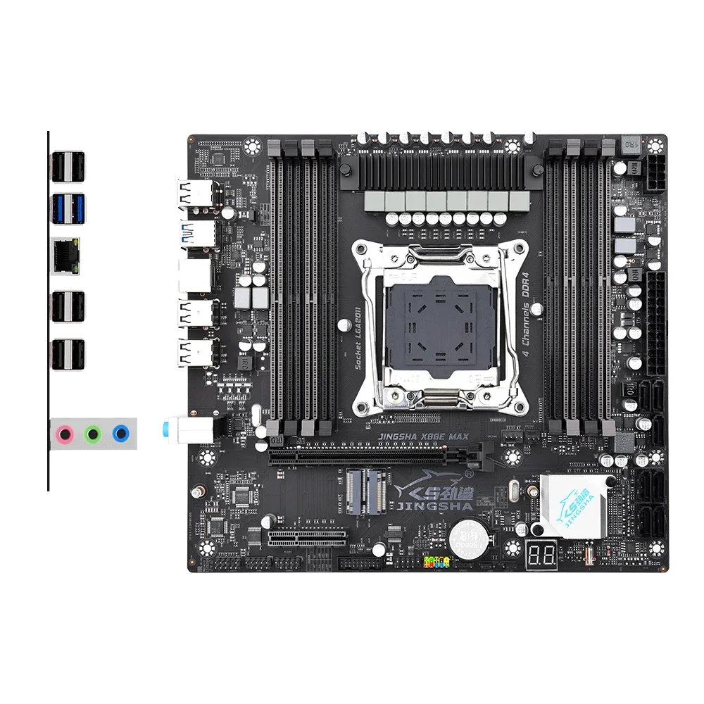 مجموعة اللوحة الأم X99 LGA 2011-3 مع معالج E5 2690 V4 64 جيجابايت (4*16 جيجابايت) ذاكرة DDR4 2133 ميجا هرتز E5 2690V4 لوحة أم بأربع قنوات