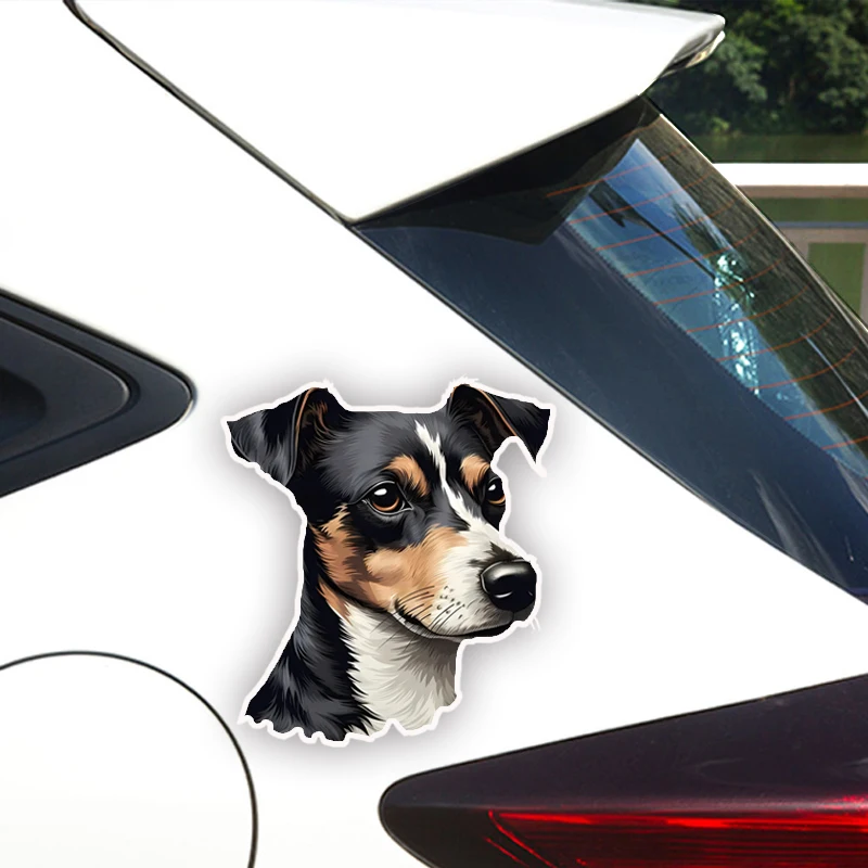 Car Sticker Decal Cute Jack Russell Terrier Sticker - Creative Niche Vinyl Car Stickers Waterproof Motorcycle Stickers