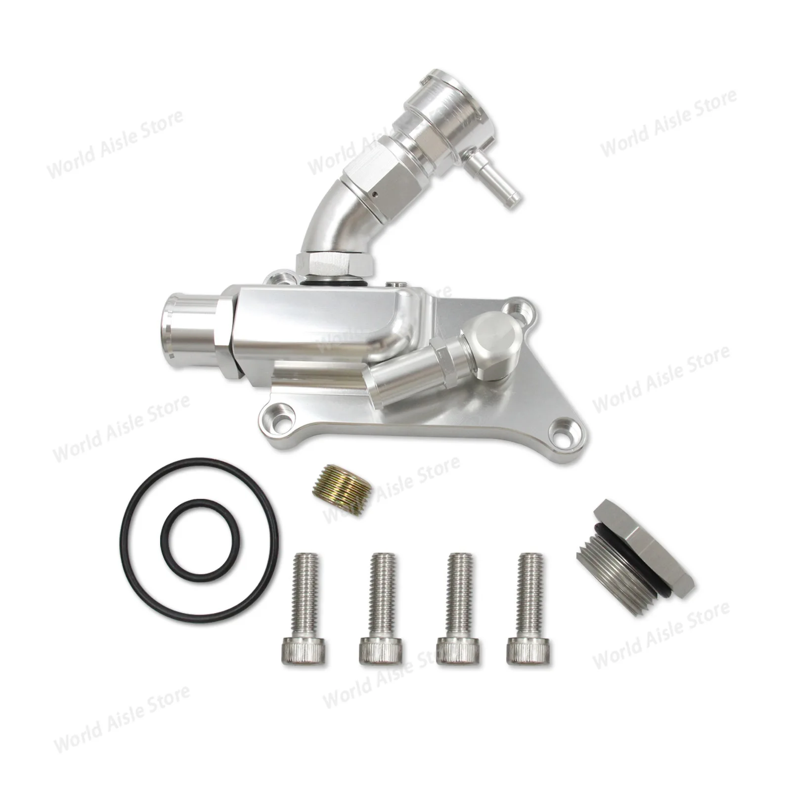 

K Series Upper Coolant Housing W Straight Elbow Filler Neck Hose K20Z3 K24
