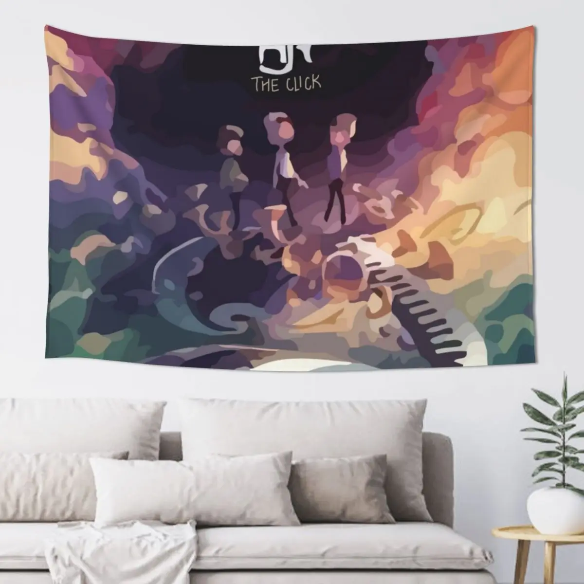 

The Click Album Cover Tapestry Room Decorations Aesthetics Custom Wall Hanging Room Decore Aesthetic Tapestry