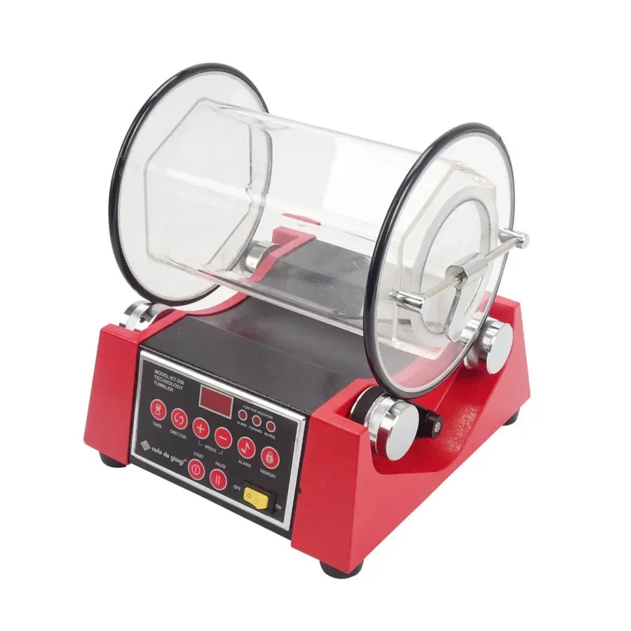 Jewelry Diamond Lapidary Polisher Jewelry Rotary Tumbler Variable Speed Time Tumbling 0-60 Minutes Digital Rotary Tumbler KT-250