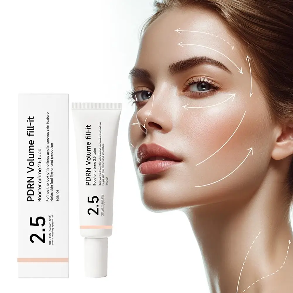 PDRN Volume Fill-it Booster Cream 2.5 Facial Firming Cream Smooth Fine Lines Improve Dry Rough Skin Hydrating Daily Skin Care