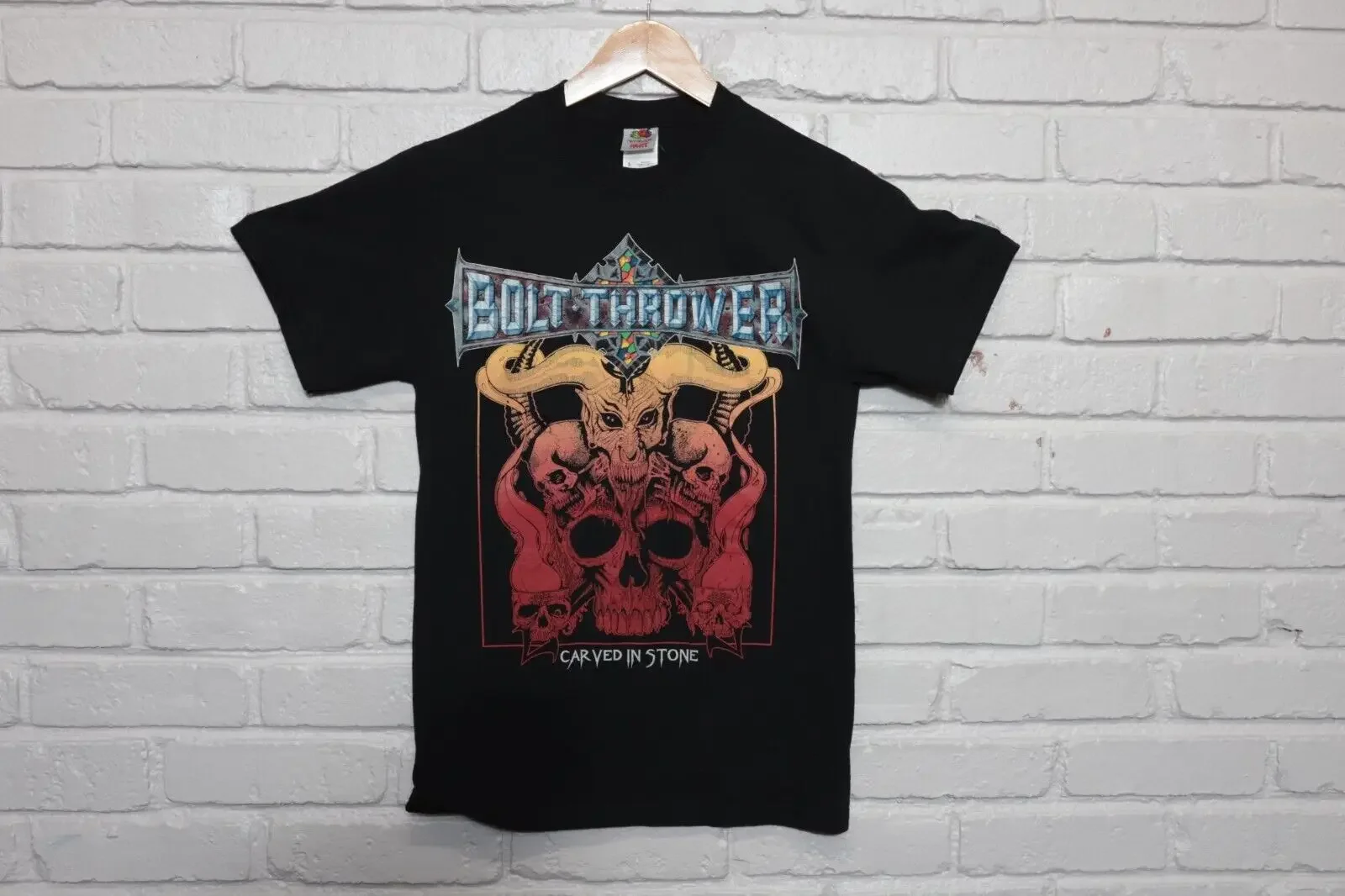 2010S Bolt Thrower Carved In Stone Tour Tee Shirt Size Small