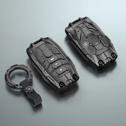 Alloy Car Remote Control Key Case Cover Shell Keychain Accessories Garnish Trim Cover for Honda Series Civic 11th ZRV ENS1 XRV