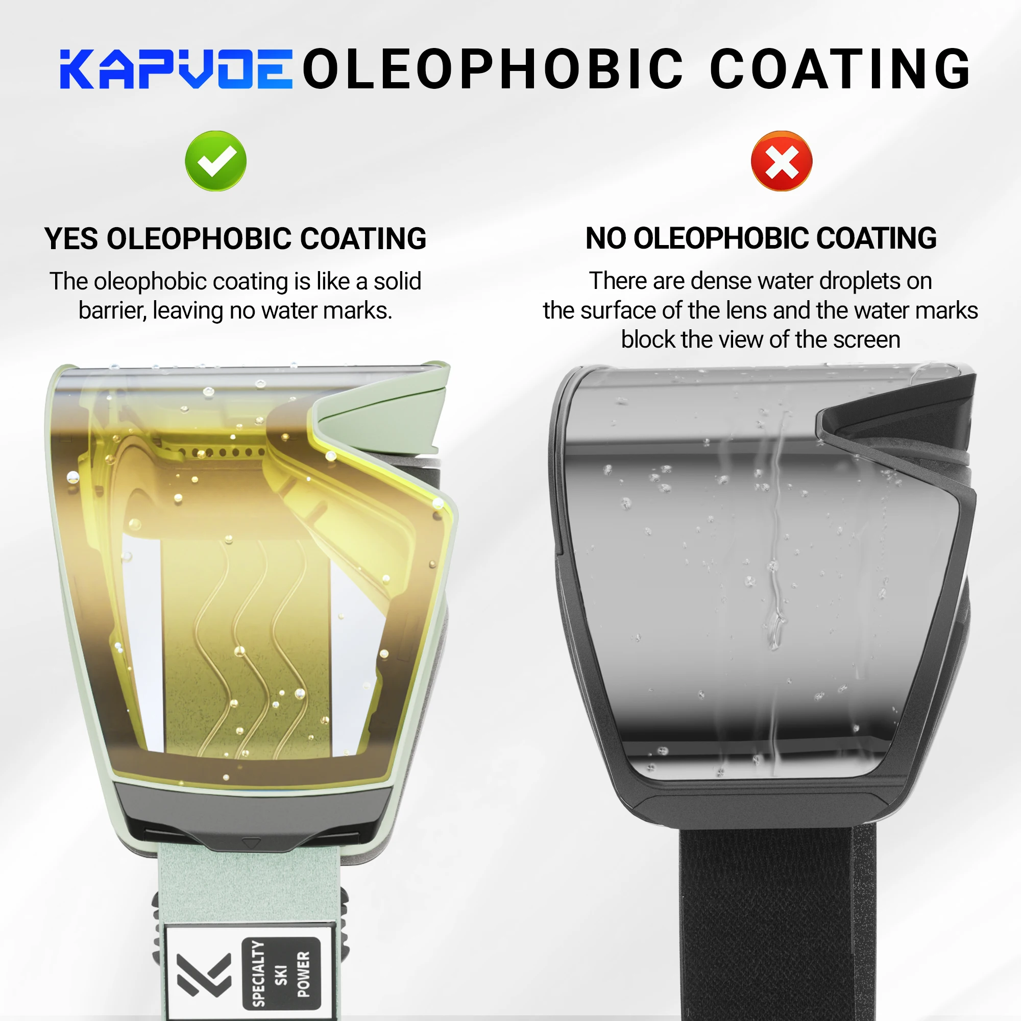 Kapvoe فوتوكروميك نظارات التزلج في الهواء الطلق المغناطيسي مكافحة الضباب العدسات UV400 حماية الرجال النساء نظارات التزلج نظارات الرياضات الشتوية