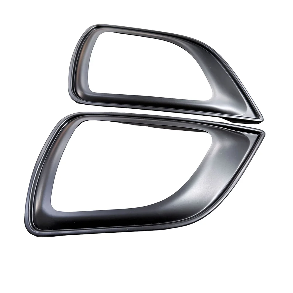 Car Front Fog Light ABS Black Fog Lamp Cover For Nissan Navara NP300 Frontier 2015 2016 2017 2018 2019